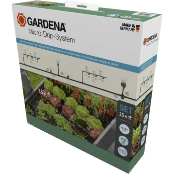 Gardena Micro-Drip-System komplekts paaugstinātajām dobēm, 35 augiem (13455-20)