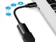 USB-C uz USB-A 3.0 OTG adapteris telefonam, izturīgs, melns