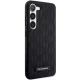 Karl Lagerfeld Samsung Galaxy S24 vāciņš Saffiano Mono Metal Logo, melns