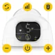4Fizjo elektriskais piena sūknis LITE, balts/rozā