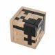 Kruzzel koka atjautības puzle kubs, 7x7x7 cm
