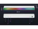 USB RGB LED gaismas josla ar skaņas reakciju, 18 režīmi, balta