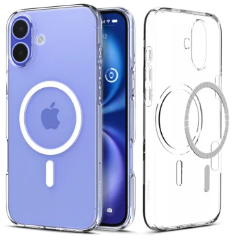 Spigen Liquid Crystal Mag vāciņš Apple iPhone 16, Caurspīdīgs