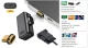 Extra Digital magnētisks USB Type-C uz VGA adapteris, 1080P, melns