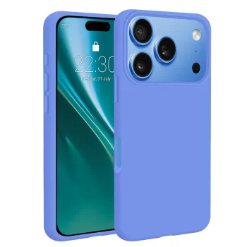 Etteri Silicone Mag silikona vāciņš iPhone 17 Pro / 18 Pro, gaiši zils (Sky Blue)