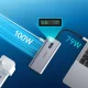 Choetech HUB-M26 12-in-1 USB-C centrmezgls ar displeju pelēks