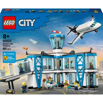 LEGO City 60502 Lidosta ar lidmašīnu