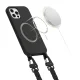 Tech-Protect iPhone 12 / 12 Pro vāciņš MagNecklace MagSafe, melns