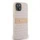 DKNY iPhone 15 / 14 / 13 vāciņš Mono Stripe & Metal Logo, rozā