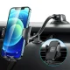 Joyroom JR-ZS259 auto telefona turētājs ar elastīgu kāju, melns