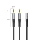 Orico AX1 audio adapteris 3.5 mm austiņu un mikrofona sadalītājs 0.5 m, melns