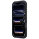 BMW M Quadrille Kevlar Tricolor MagSafe vāciņš priekš iPhone 17 Pro / 18 Pro, melns