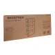 Metāla noliktavas plaukts 180x90x40cm 1000kg Bigstren, melns