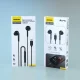 Dudao X3C vadu austiņas ar USB-C savienojumu 1.2m, melnas