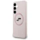 Karl Lagerfeld Silicone Karl & Choupette Heads MagSafe vāciņš Samsung Galaxy S25 FE - Rozā