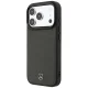 Vāciņš Mercedes Leather Mesh Bow Line MagSafe priekš iPhone 18 Pro Max / 17 Pro Max, tumši pelēks