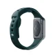 3mk silikona siksniņa Apple Watch 42 / 44 / 45 / 49 mm viedpulkstenim, zaļa