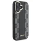 DKNY iPhone 16 Plus vāciņš Checkered Pattern MagSafe, melns