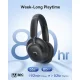 Baseus Bass BH1 NC bezvadu ANC austiņas Cosmic Black