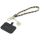 Guess universāla rokas siksniņa telefonam Saffiano Chain 4G Charm, melna