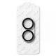 Ringke iPhone 17 kameras aizsargstikls Camera Full Cover (2 gab.), melns