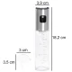 Eļļas un etiķa smidzinātājs ar skalu, 100 ml