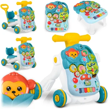 Attīstošais staigulis un galdiņš 5-in-1 Ricokids 781500, zaļš