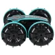 Radiovadāms auto amfībija ar žestu vadību 4x4 360° melns/tirkīzzils