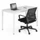 Modernhome NORD-MRW-W galds 120x60 cm, balts marmors