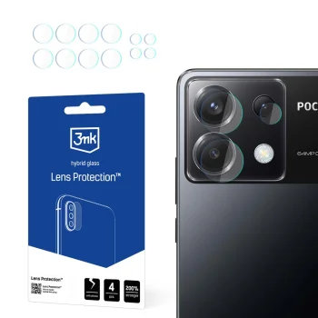3mk Lens Protection hibrīda kameras aizsargstikls Poco X6 5G