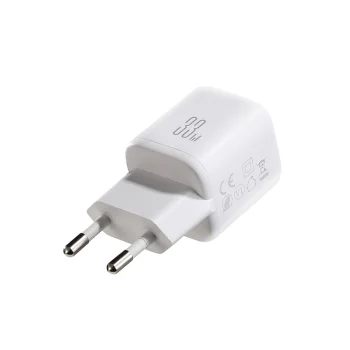 Joyroom JR-TG7 33W sienas lādētājs USB-A + USB-C ar 60W USB-C kabeli (1 m), balts