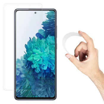 Hibrīda aizsargstikls Wozinsky Full Cover Flexi Nano, Samsung Galaxy A72 4G