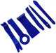 Instrumentu komplekts auto apdares demontāžai, 11 gab. (AG559F)