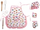 Virtuves Bērnu Komplekts Ēdienu Pagatavošanai Cepšanai + priekšauts un piederumi | Kitchen Kids Set