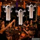 3D saliekams papīra spoks Halloween dekorācija, balts