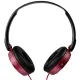 Sony MDR-ZX310APR uzliekamās austiņas sarkanas