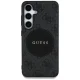 Guess 4G Round Patch Classic Logo MagSafe vāciņš Samsung Galaxy S25 Plus melns