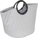 Reisenthel Loophome S veļas grozs, 42 x 40 x 42 cm, gaiši pelēks (Rhombus Light Grey)