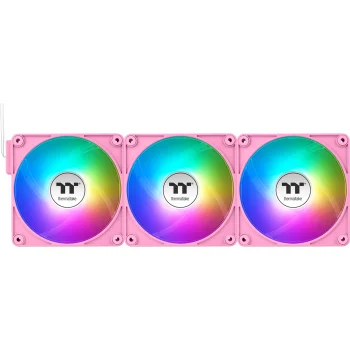 Thermaltake CT120 EX Reverse ARGB Sync datora ventilators, rozā, 3 gab.