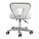 Pedikīra kosmētikas taburete Azzurro 9266, balta