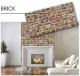 Dekoratīvais sienas panelis BRICK 500x1000 mm, biezums 3 mm