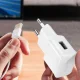 Sienas lādētājs Samsung EP-TA200EWE 15W USB-A ar USB-C kabeli, balts