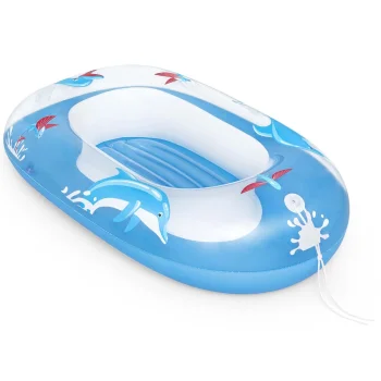 Piepūšamā bērnu laiviņa Bestway 34037 Delfīns, 102 x 69 cm