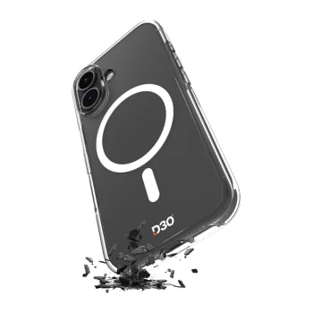 Puro Impact Clear D3O MagSafe vāciņš iPhone 17, caurspīdīgs