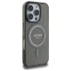 Guess IML Glitter Circle MagSafe vāciņš iPhone 16 Pro Max 6.9\", melns