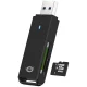 Conceptronic BIAN02B USB 3.0 SD / microSD karšu lasītājs, melns