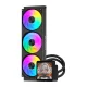 DarkFlash DV360S MAX šķidruma dzesēšanas sistēma procesoram, 3.95\" IPS, ARGB, melna