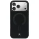 Mercedes Leather 3D MagSafe vāciņš iPhone 17 Pro, melns
