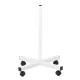 Kosmetoloģiskā LED lampa ar palielināmo stiklu S4 ar statīvu, baltā | Cosmetology magnifying lamp
