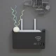 Sienas plaukts Wi-Fi maršrutētājam, melns